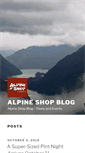 Mobile Screenshot of blog-alpineshop.com